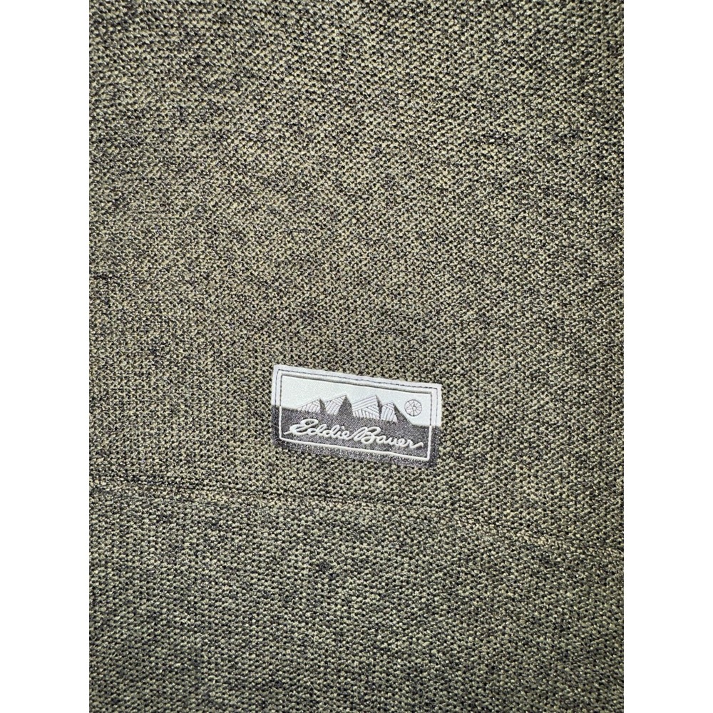 Eddie Bauer Men's 3XL Green Snap Neck Fleece Pullover Jacket - Picture 2 of 10
